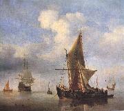 VELDE, Willem van de, the Younger Calm Sea wet china oil painting reproduction